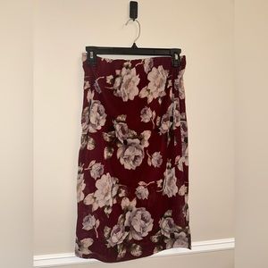 BRAND NEW Windsor Floral Midi Skirt